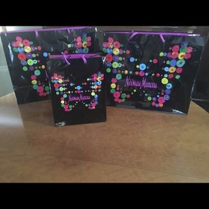 3 Neiman Marcus shopping bags